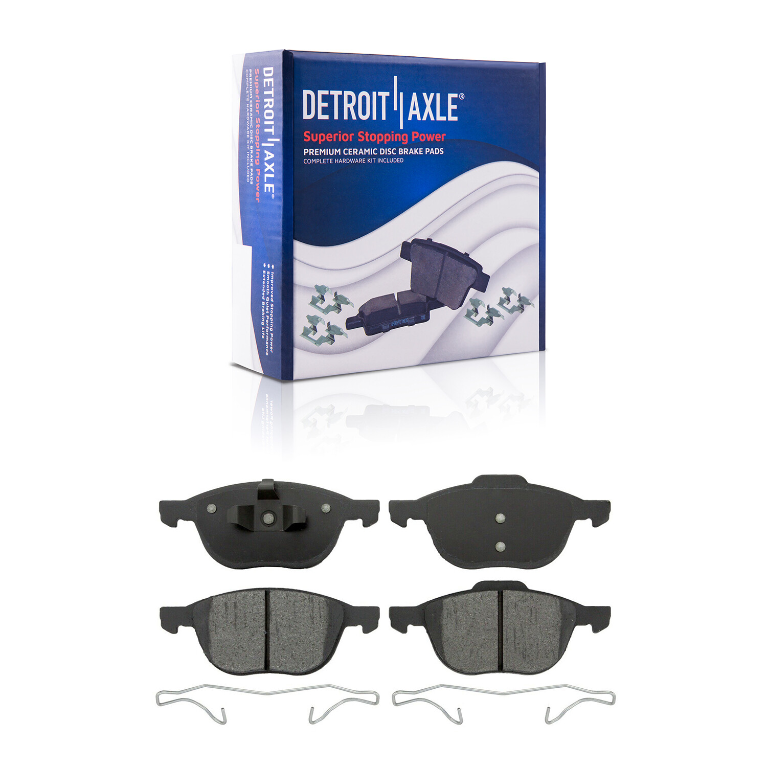 300mm Front & Rear Disc Rotors Ceramic Brake Pads for 2013 2014-2016 Ford Escape