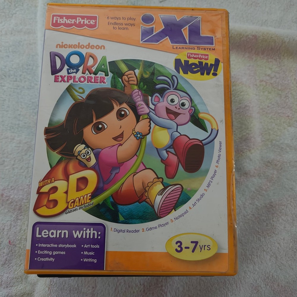 Dora the Explorer iXL Learning System DVD Keep Case Multi-Platform 3D Game