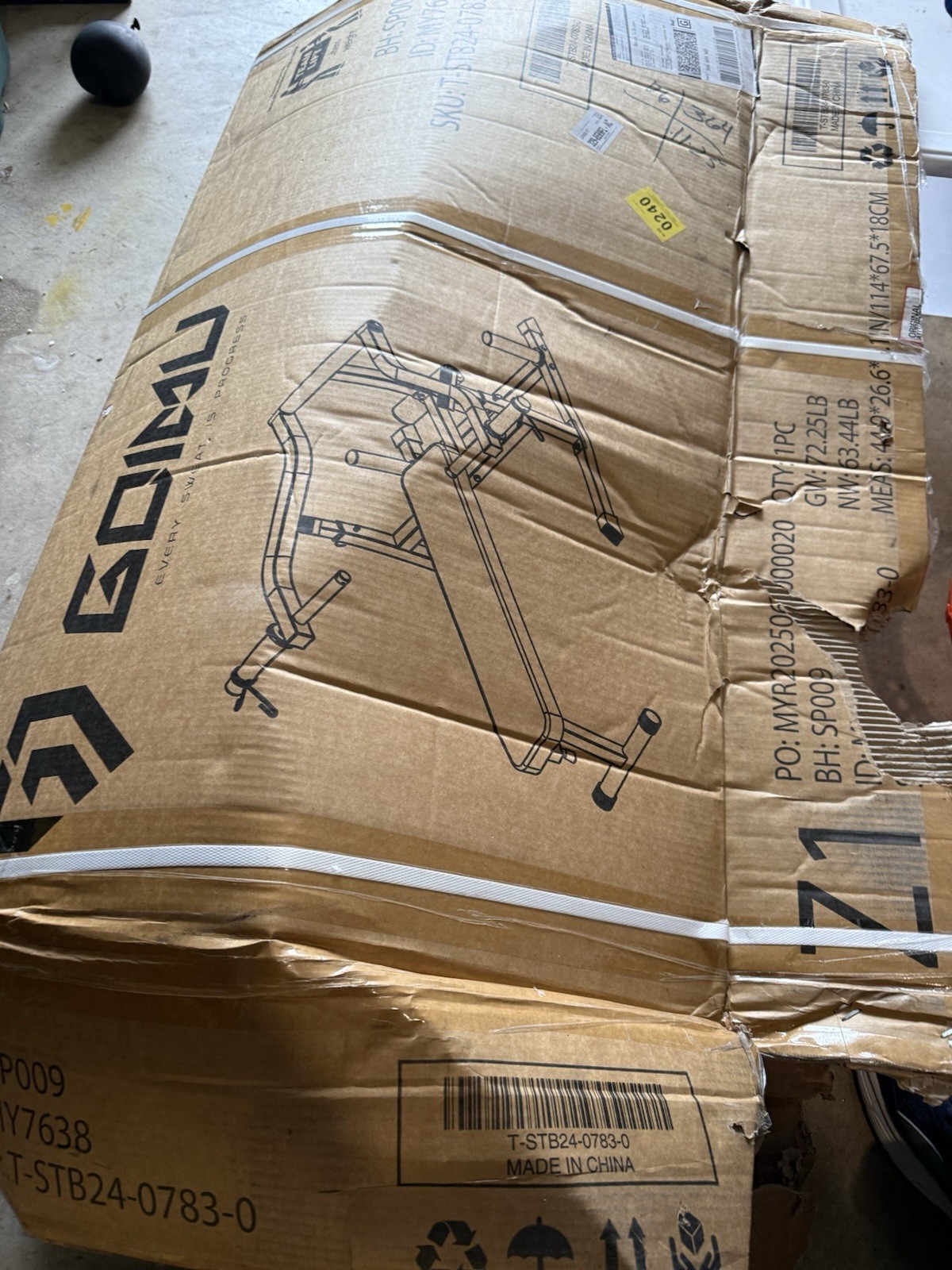 GOIMU Adjustable Chest Press Machine BRAND NEW! Never Used Must Sell Moving Sale