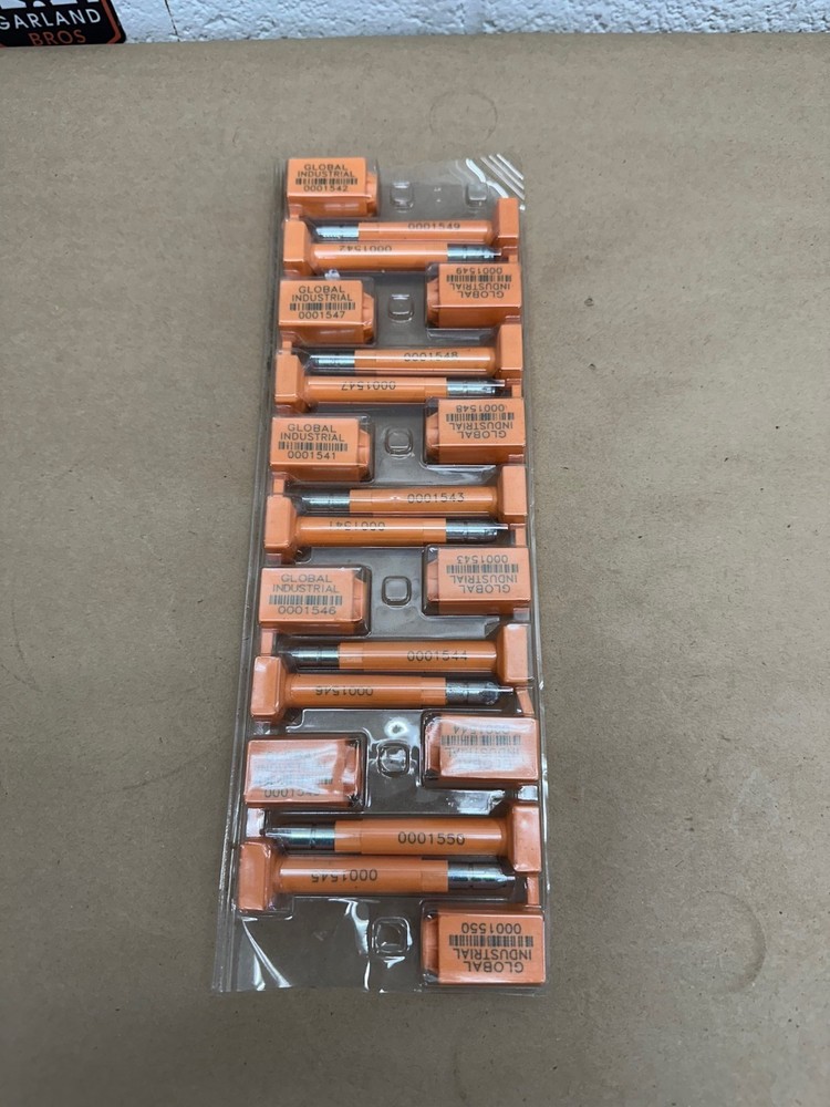 Global Industrial 6704870R High Security Boot Seal *NEW*