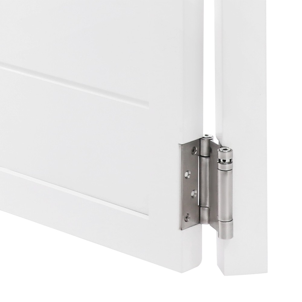 Partition Single-Door Leaf for Doorways w/ Doorpost & Hinge Multi-functional Use