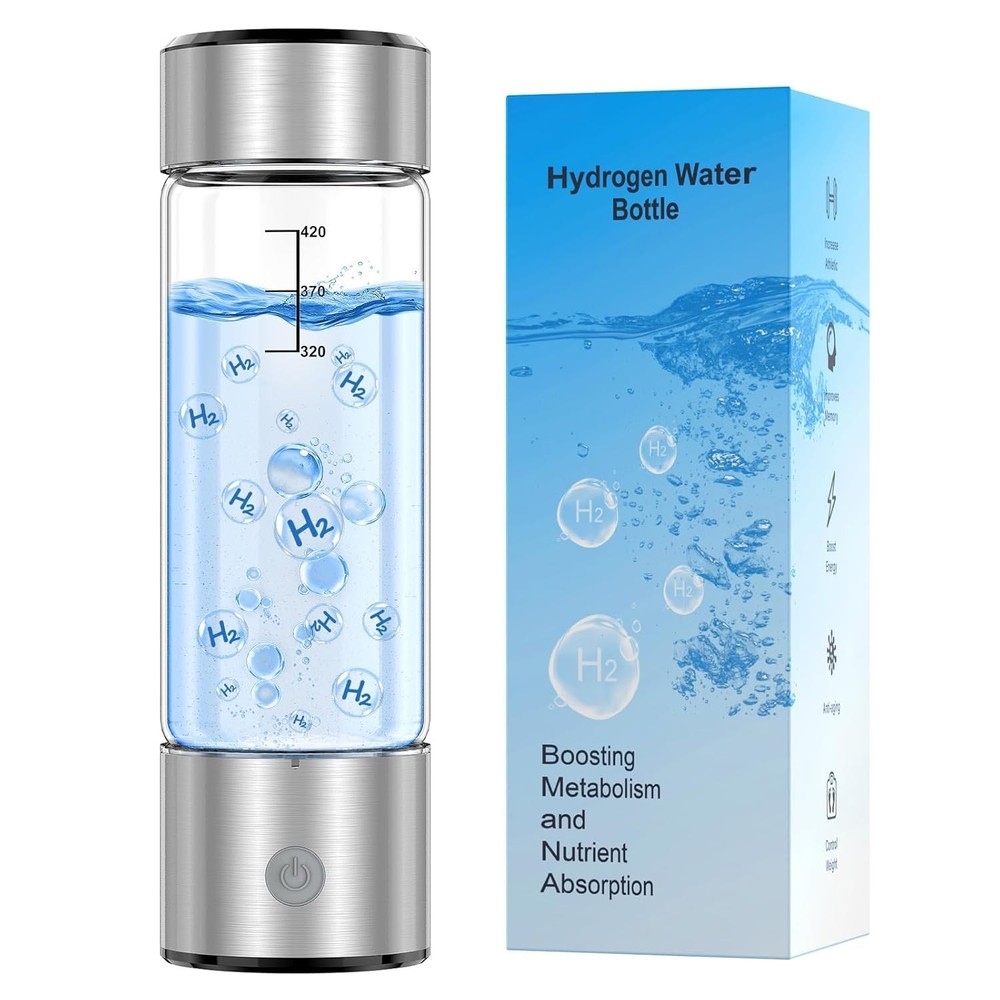 14oz Battery-Powered Hydrogen Water Generator – Quick 2200PPB Hydration Solution