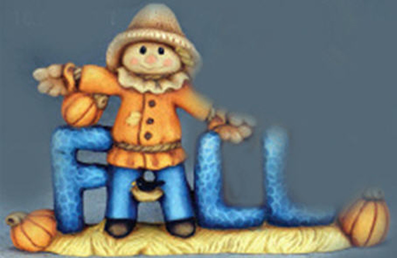 Ceramic Bisque~~~ Ready to Paint~~~  FALL Scarecrow