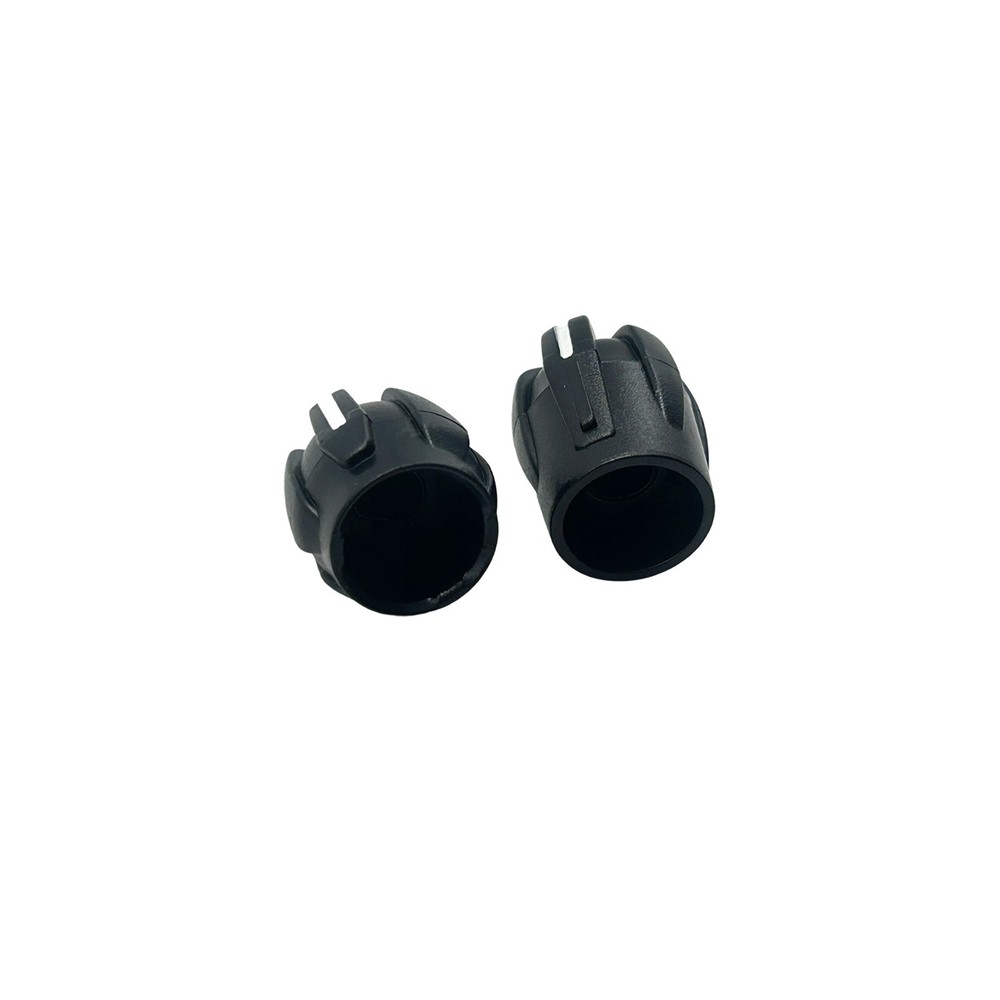 Black Front Housing Case Cover for TK-3360 Handheld Radio with Knobs