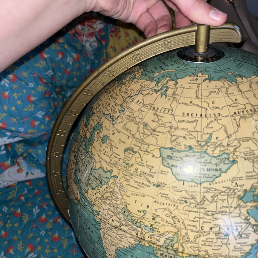 1950’s Vintage Globe by Cram’s Universal 12"