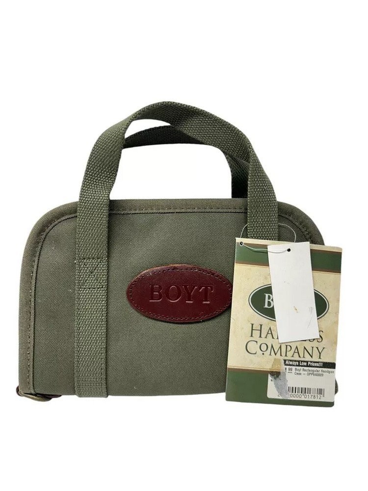 Boyt Harness Rectangular Handgun Case 9"x6" OD Green - 0PP640009