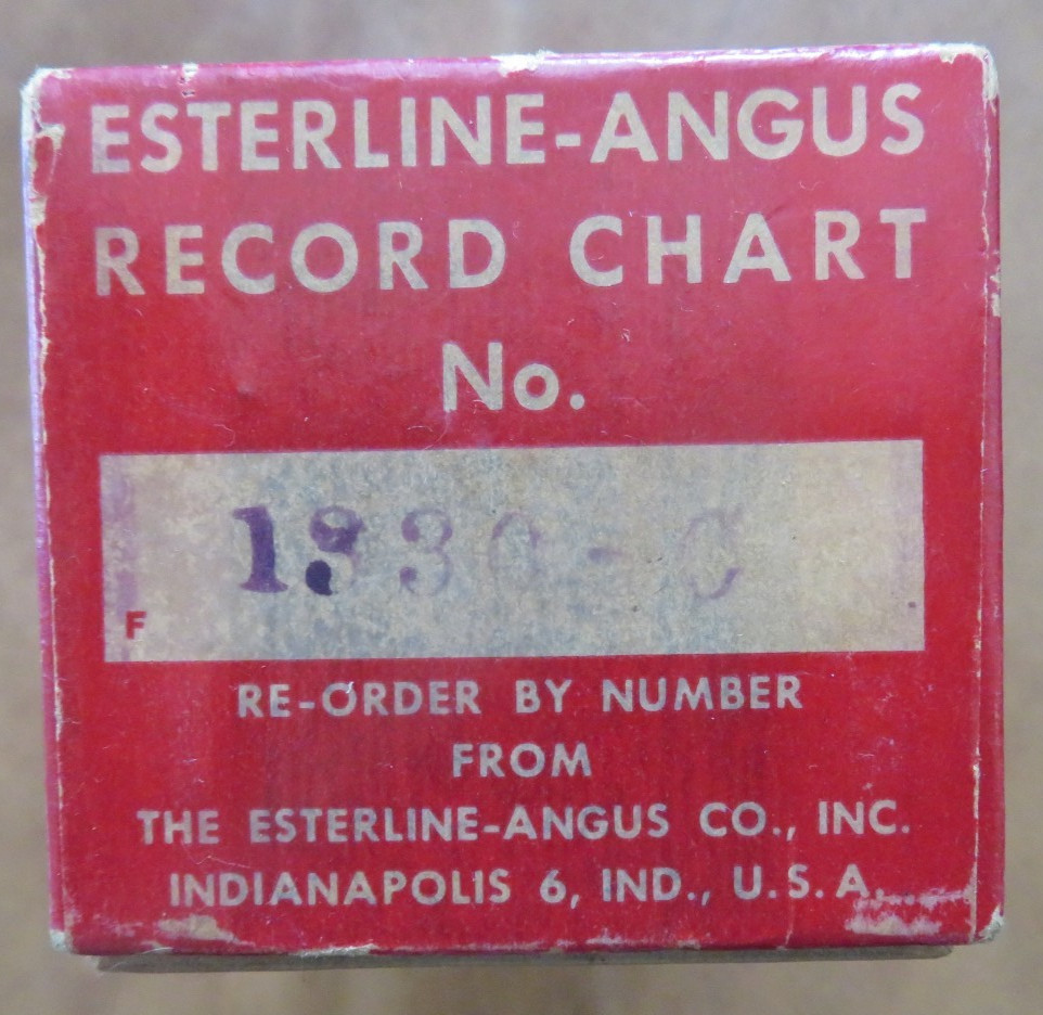 Vintage Esterline Angus Record Chart Box ONLY