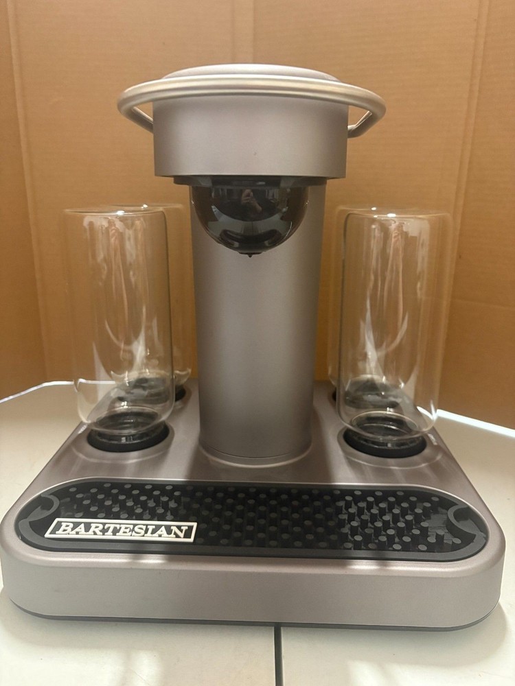 Bartesian Premium Cocktail Maker Machine w 4 Glass Bottles