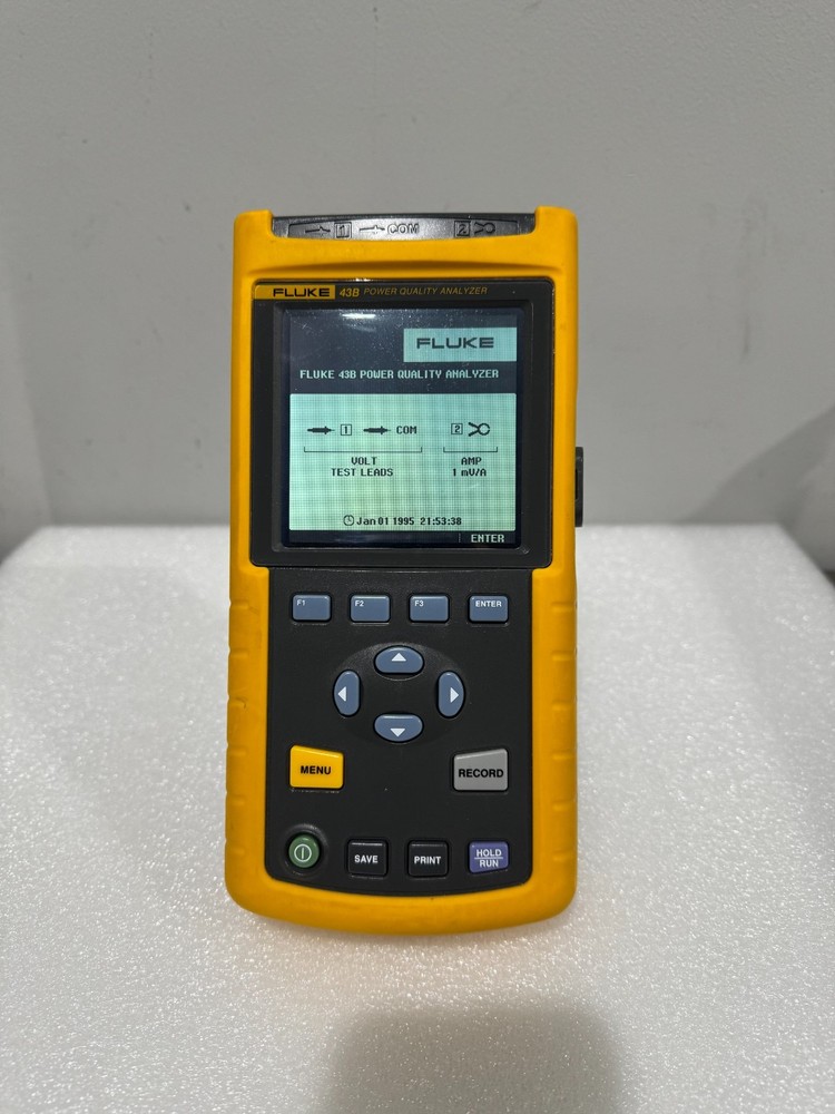 Fluke 43B Power Quality Analyzer, with new battery pack