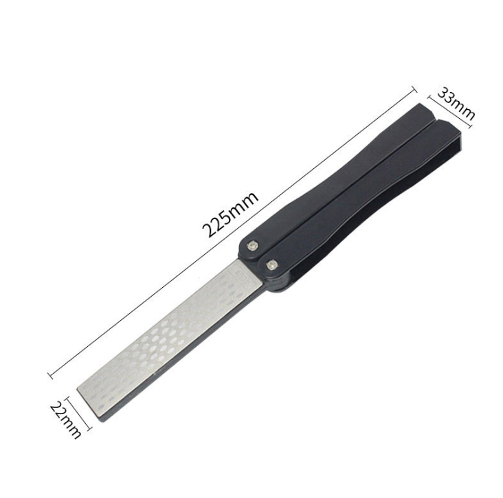 Double Sided Folded Pocket Diamond Sharpener Honeycomb Fine Sharpening Stone
