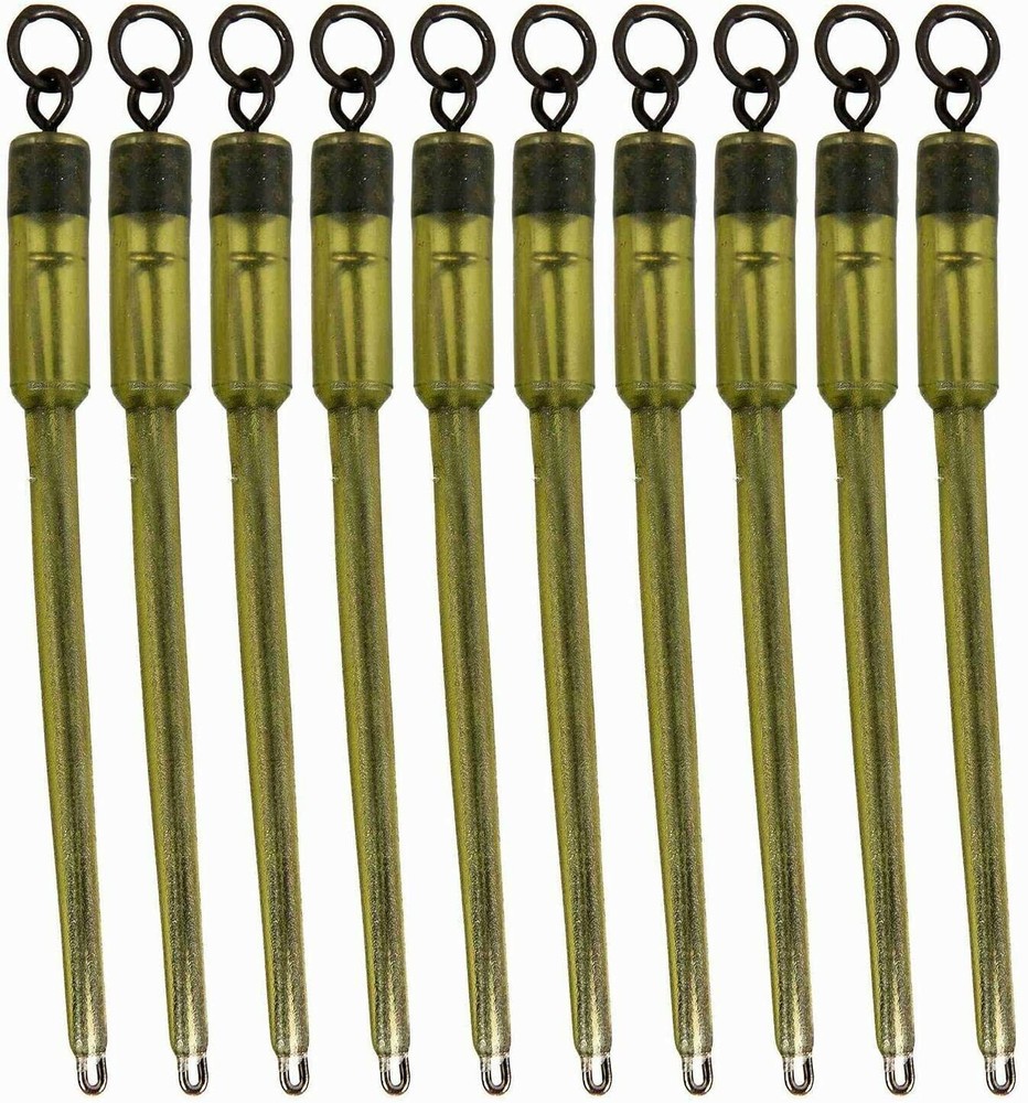 10 Translucent Green OR brown quick change solid PVA bag stems for carp fishing