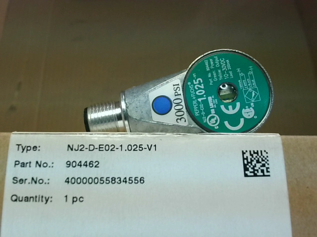 Pepperl+Fuchs NJ2-D-E02-1.025-V1 Inductive Sensor - New in Box