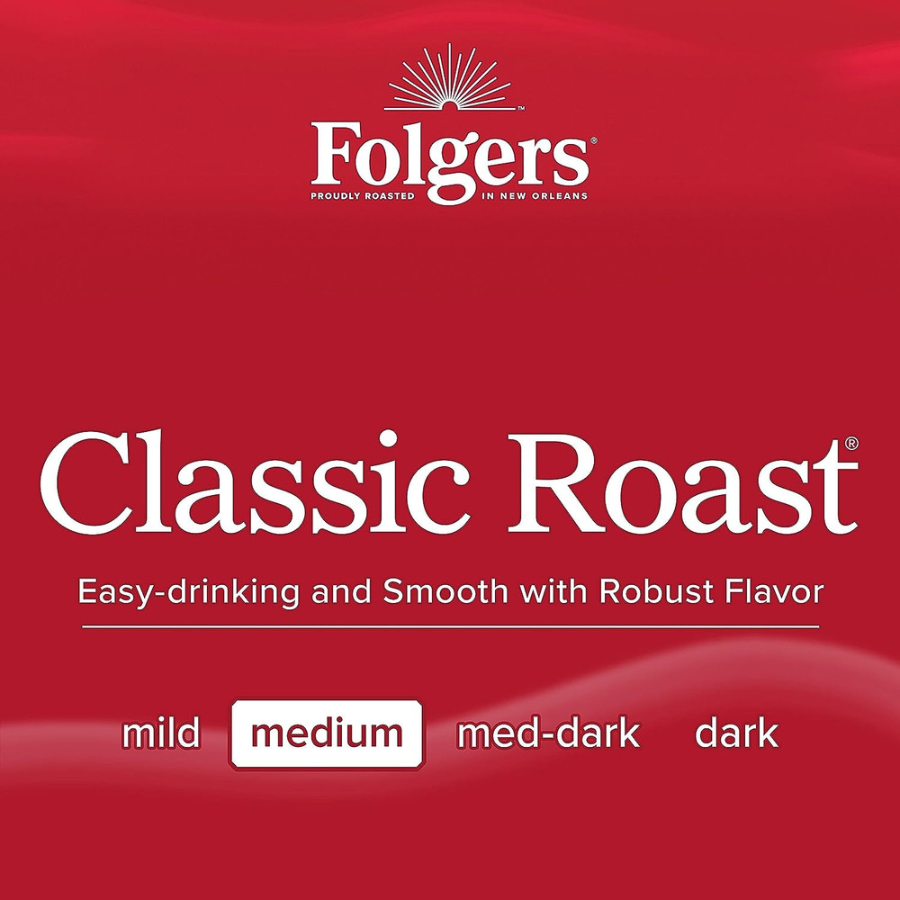 Folgers Classic Roast Instant Coffee, 8 oz. Jar