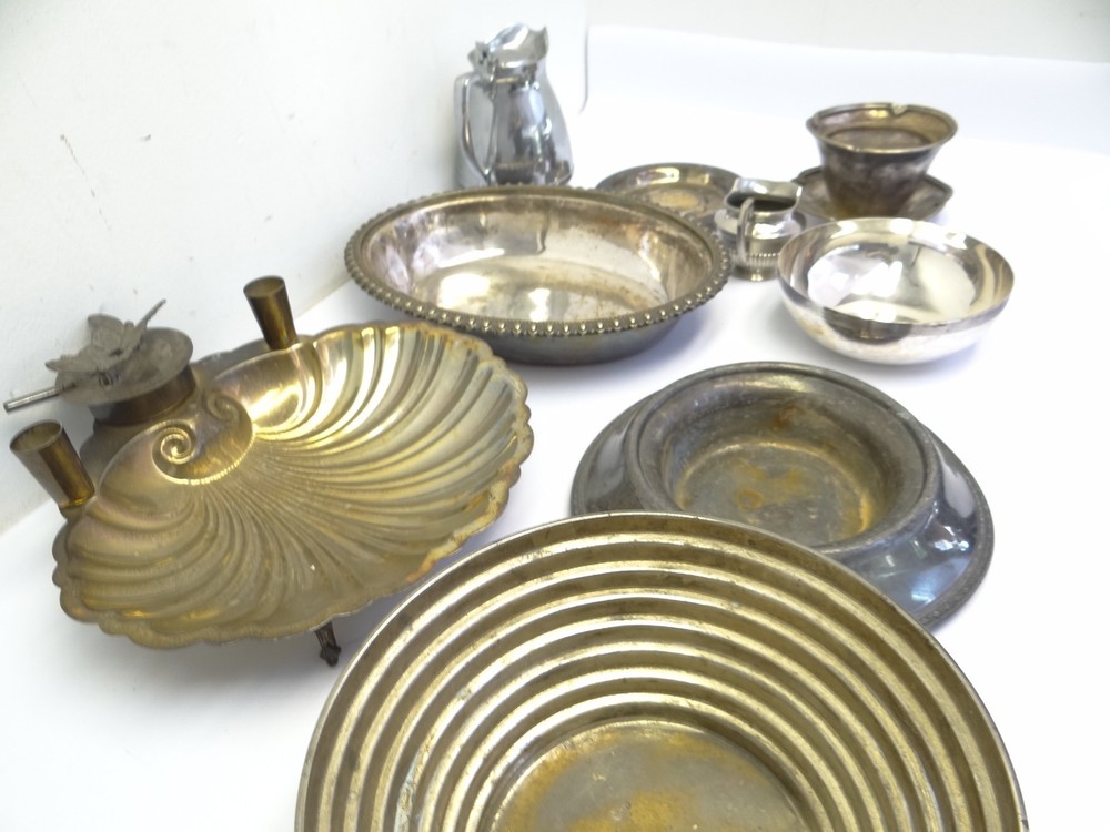 Mixed Antique Lot Silverplate James Dixon & Sons Sheffield Nickelplated