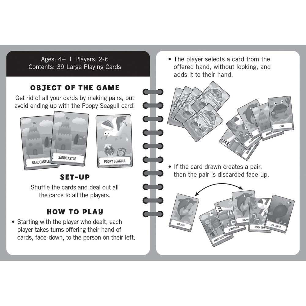 MasterPieces - Beach Life - Poopy Seagull Card Game