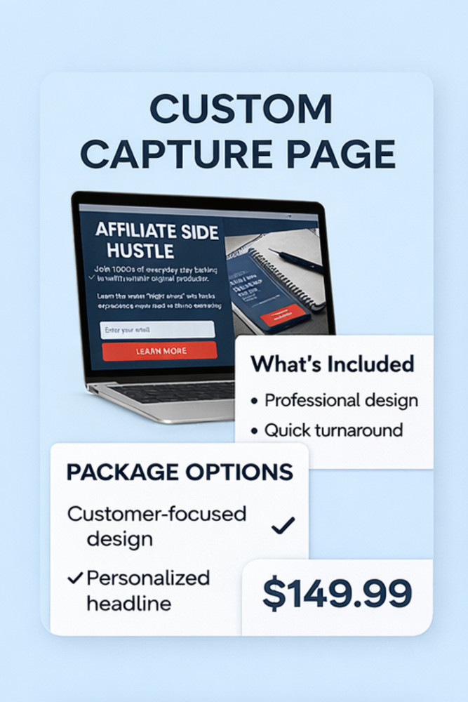 Custom Web Page Design Service | Modern Landing Page for Small Business