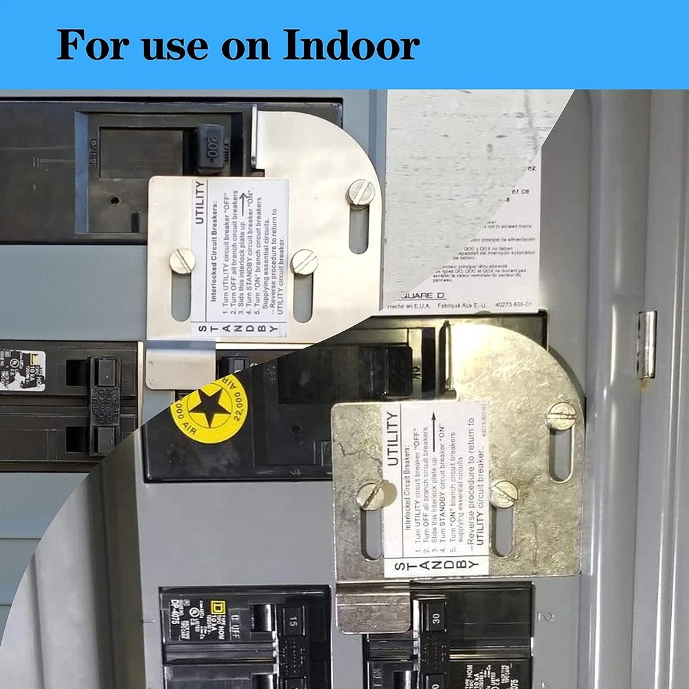 Homeline Generator Interlock Kit for 150A-225A Load Centers - Safe, Durable &...
