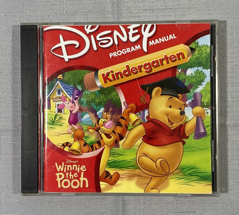 Disney's Winnie the Pooh Kindergarten CD-ROM PC Software Education Program