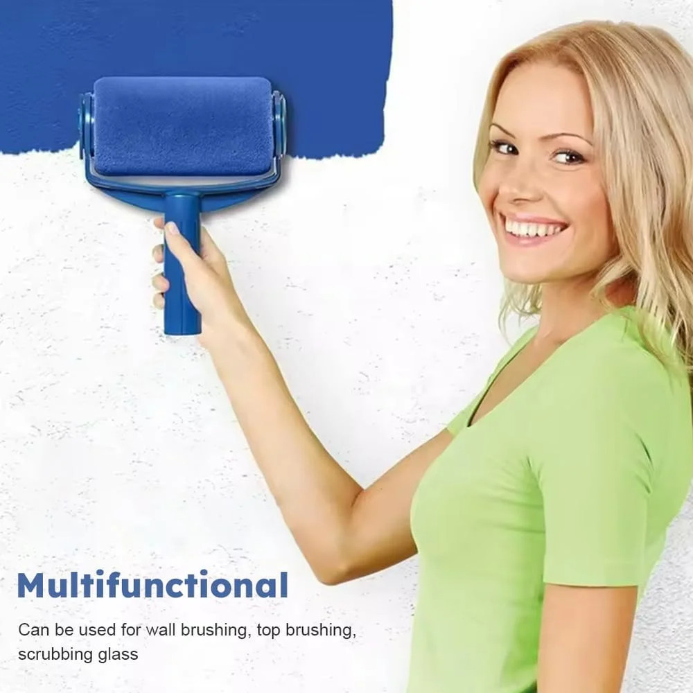 Refillable Paint Roller, DIY Ceiling Paint Roller No Drip Kit Roller