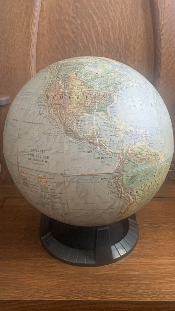 ORIGINAL Vintage Replogle Desktop Globe