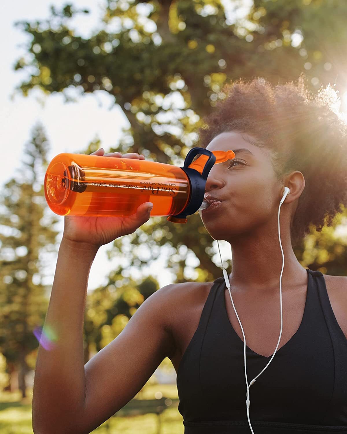 Outdoor Water Filter Straw Bottle, Personal Water Filtration, Emergency Survival