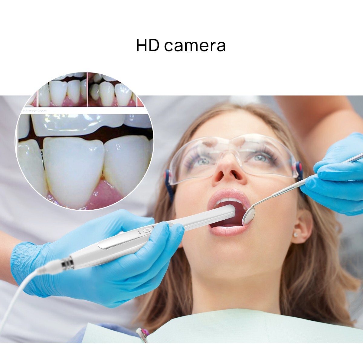 Dental Camera Intraoral Focus Digital USB Imaging Intra Oral 6 LED Light