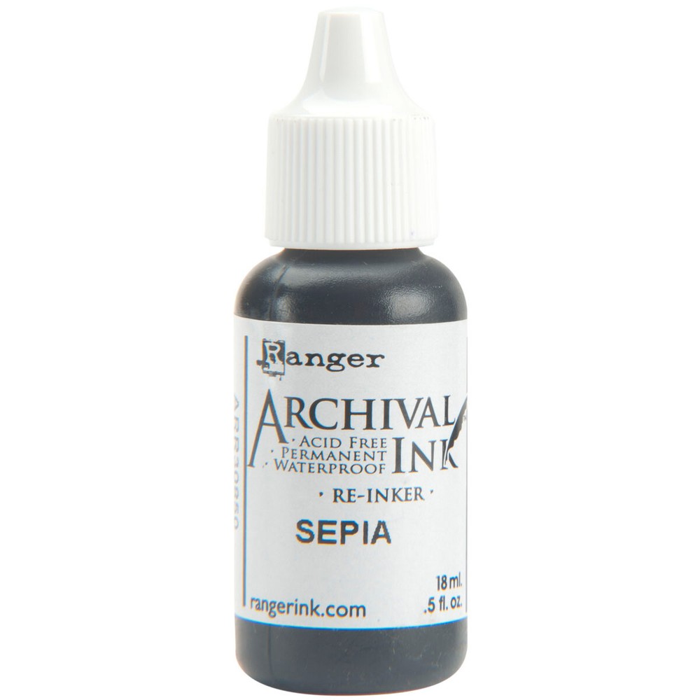 Archival Pad Re-Inker .5oz Sepia