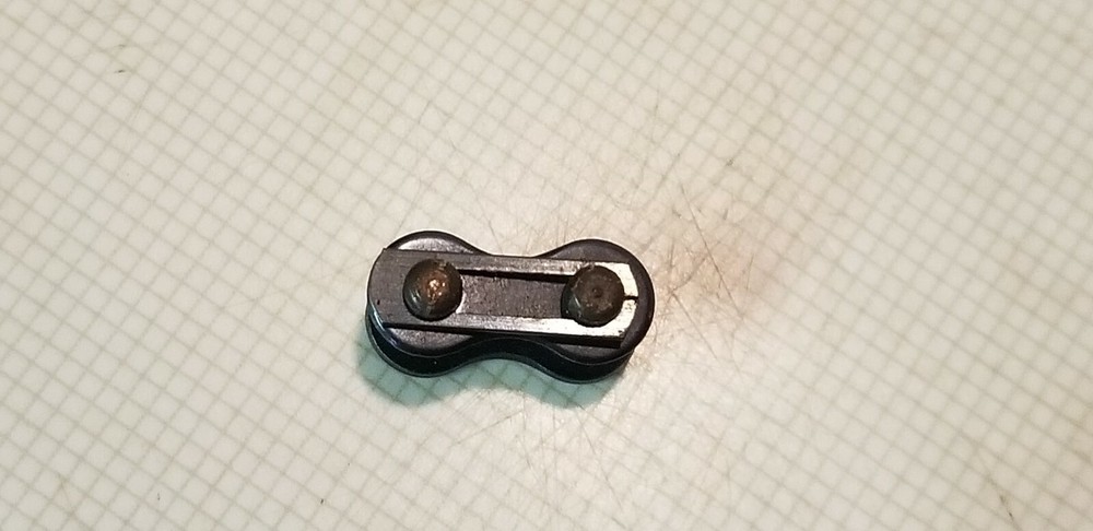 Vintage skip tooth chain master link clip NOS
