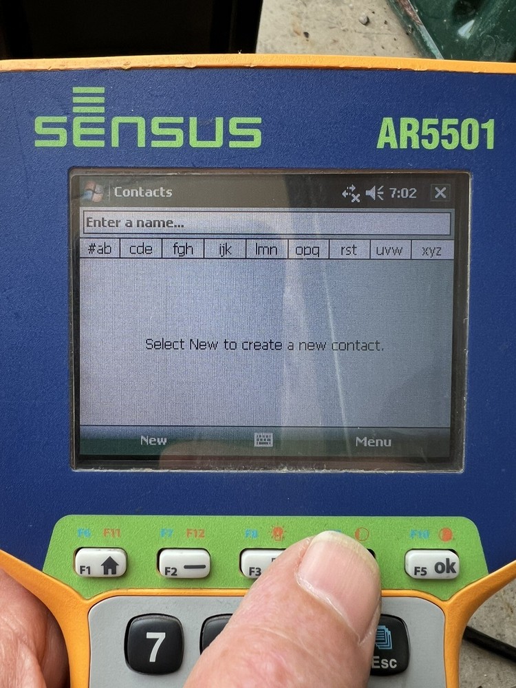 Sensus AR5501 Field Data Collector w/ Charging Cradle Works