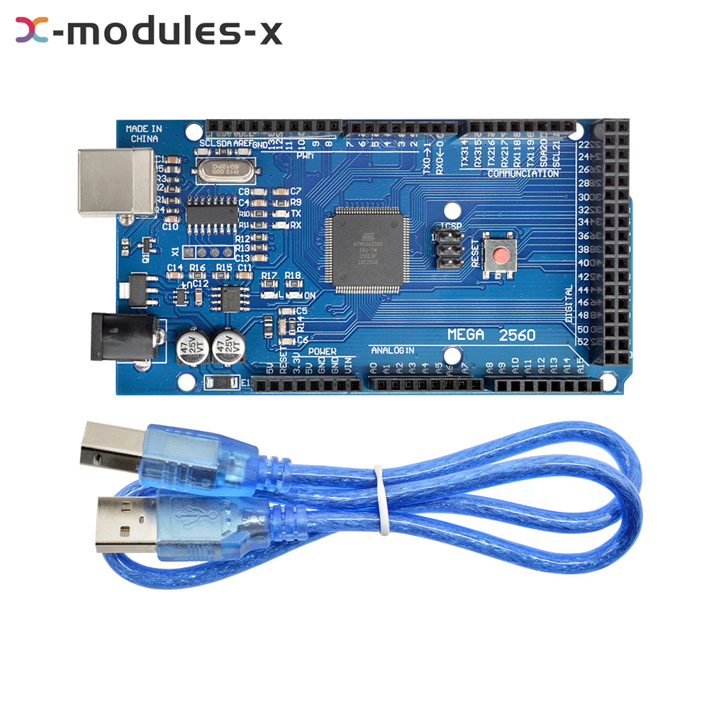 Mega2560 R3 CH340 Microcontroller Board ATMEGA16U2 Development board For Arduino
