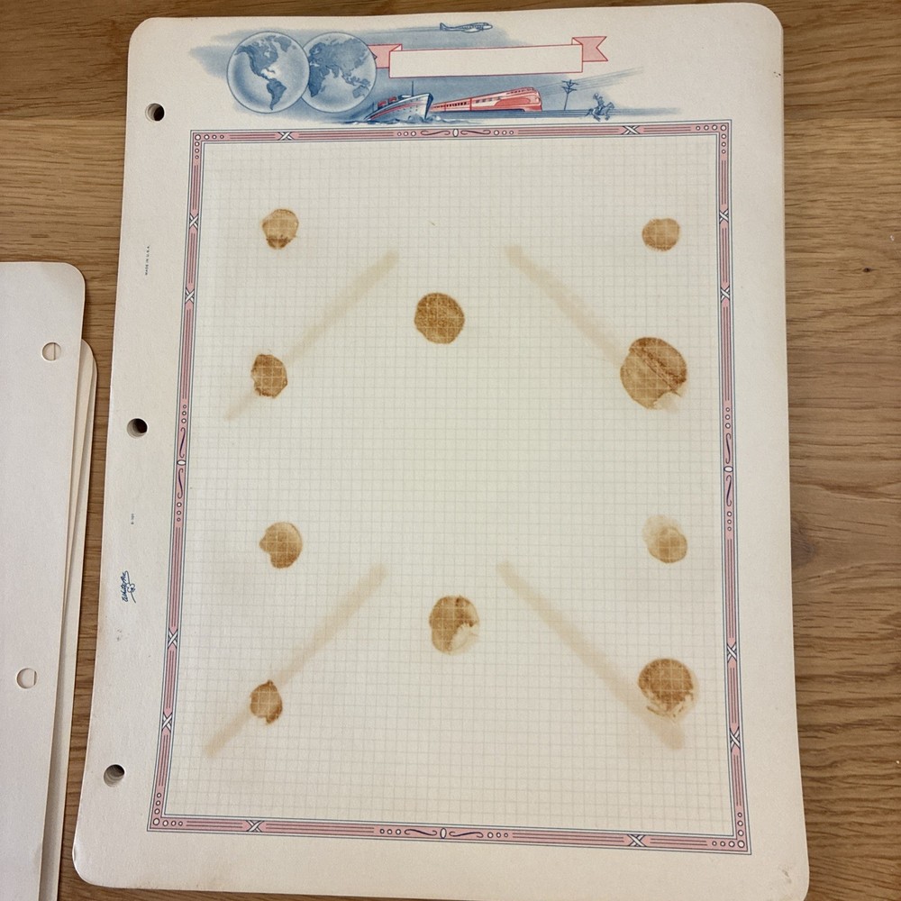 Transportation Train, Plane, Ship White Ace Pages - Used