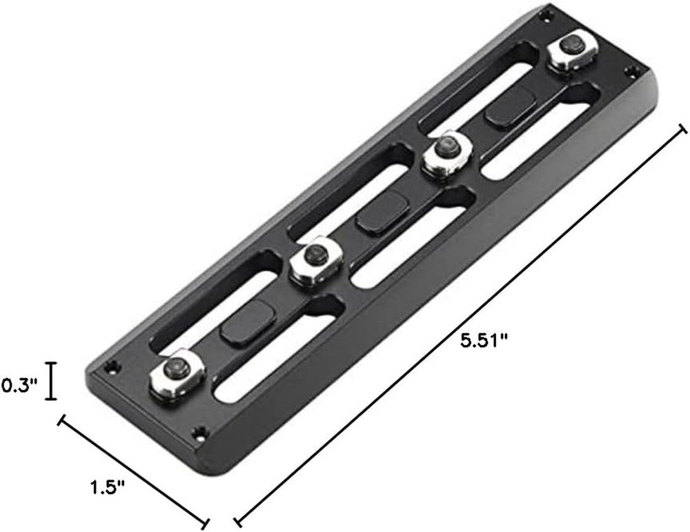 Arca Dovetail Rail for M-LOK System – Quick-Release Tripod Mount Adapter | Compa
