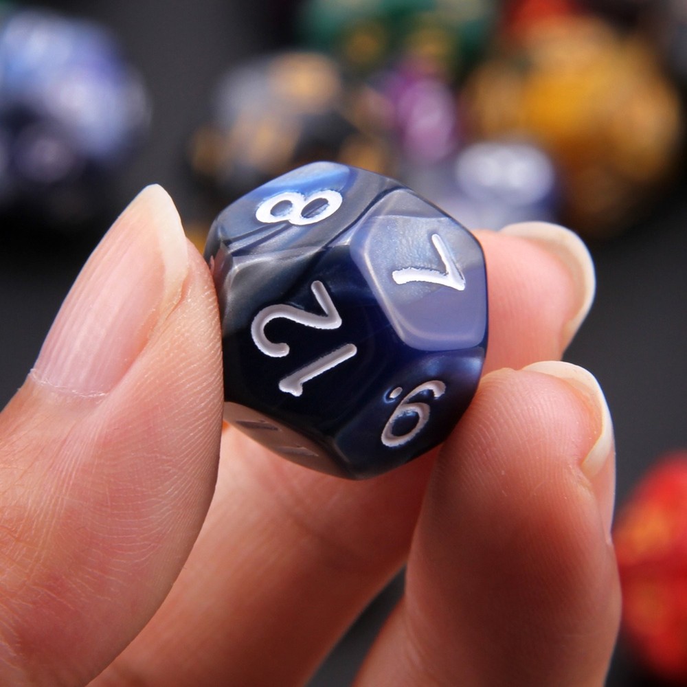 7 Sets (49PCS) Polyhedral Dice Set for Dungeons & Dragons/RPG, Complete D&D/D...