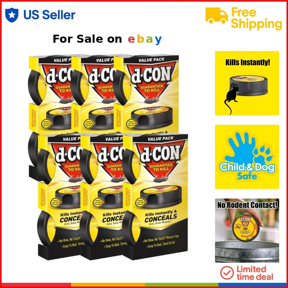 Mouse Trap Covered No Touch No View Pest Control Modern Safe Easy