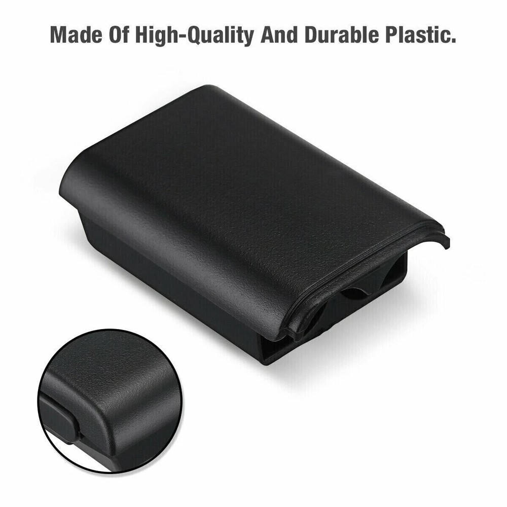 2X AA Battery Back Cover Case Shell Pack For Xbox 360 Wireless Controller Black