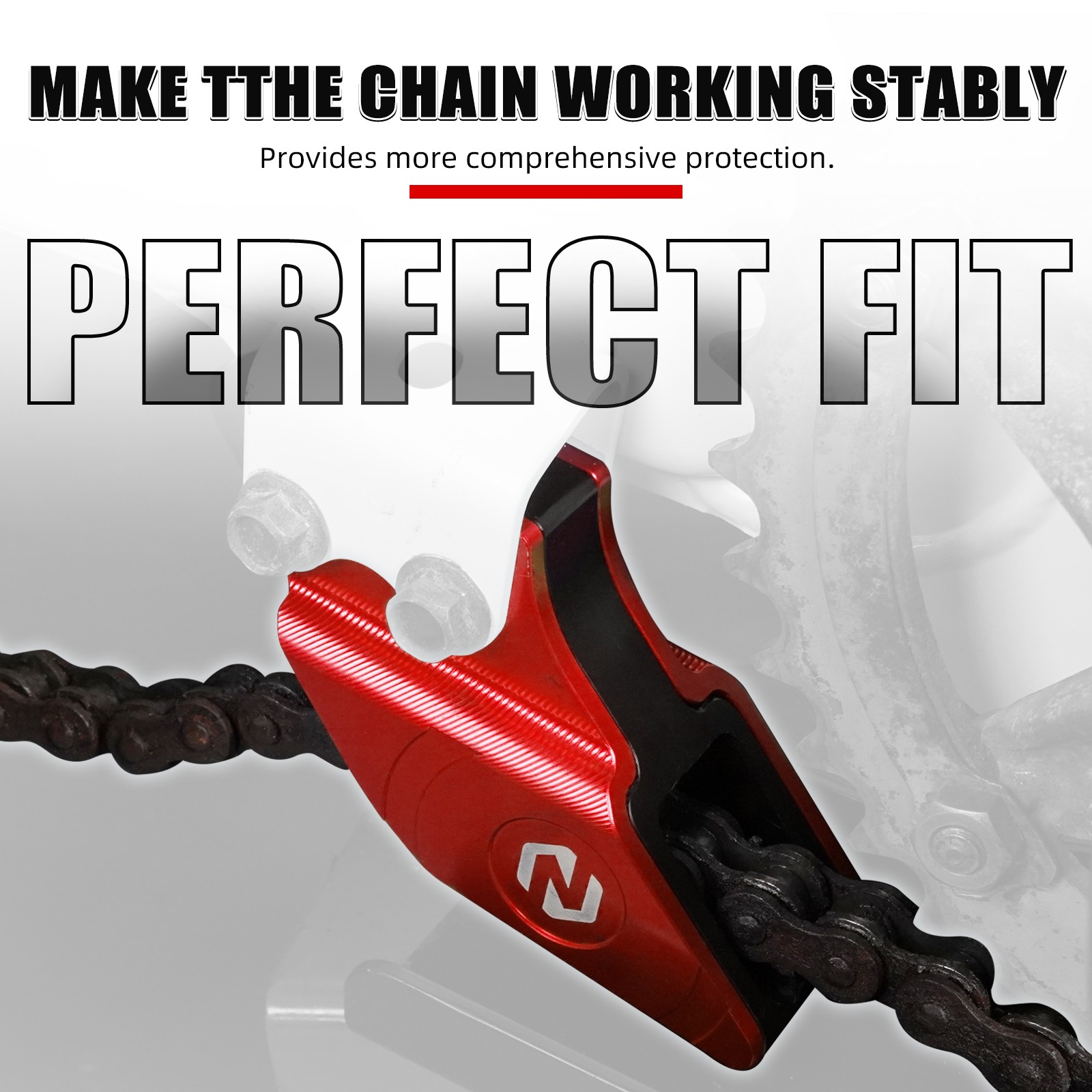 For Yamaha Blaster 200 YFS200 Rear Chain Guide Support Silder NICECNC 1988-2006