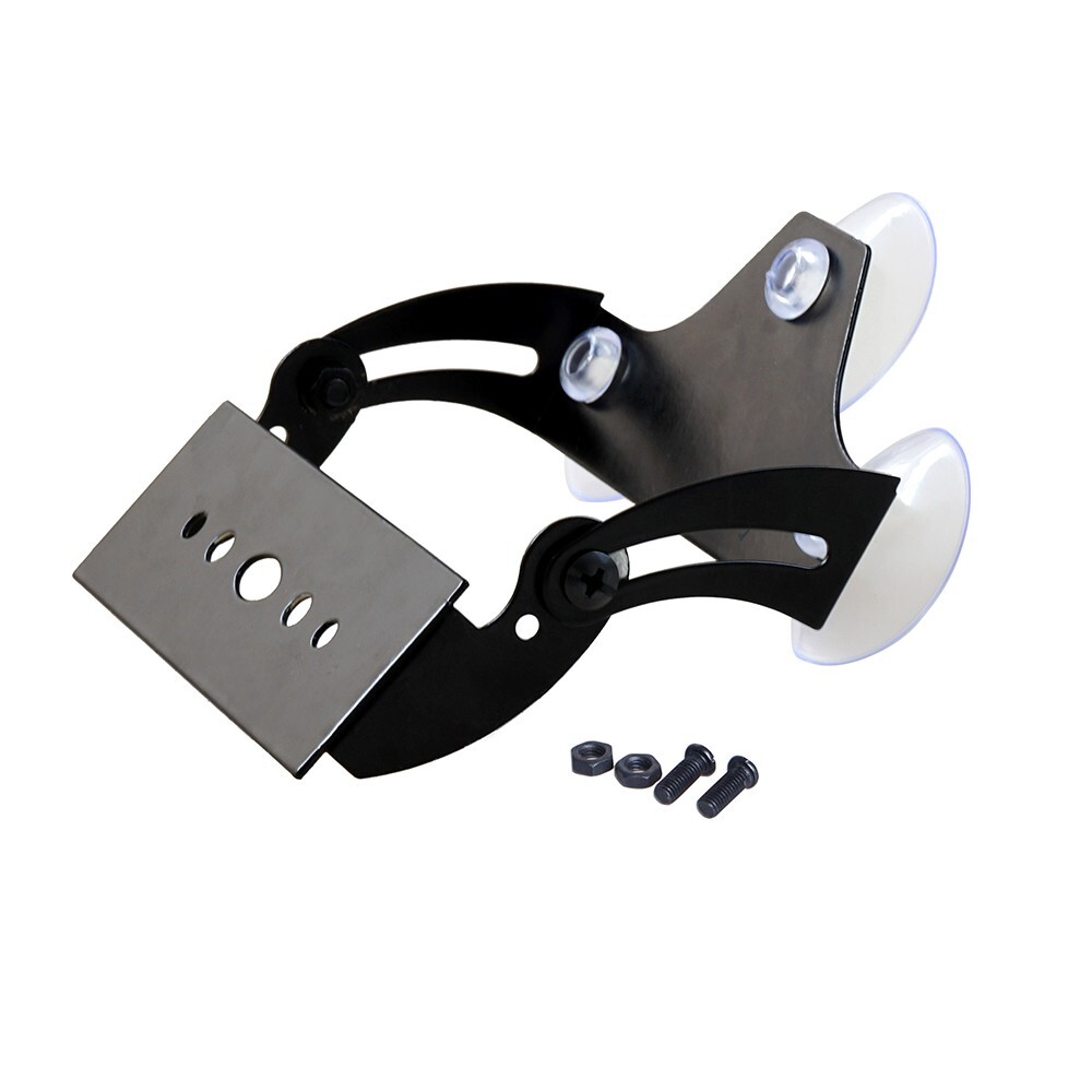 Adjustable Mount Bracket w/ Suction Cups For LED Emergency Strobe Light Bar