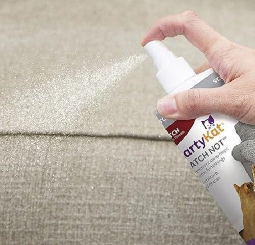 SmartyKat Scratch Not Anti-Scratch Spray Cat Training Scratch Deterrent Prote...