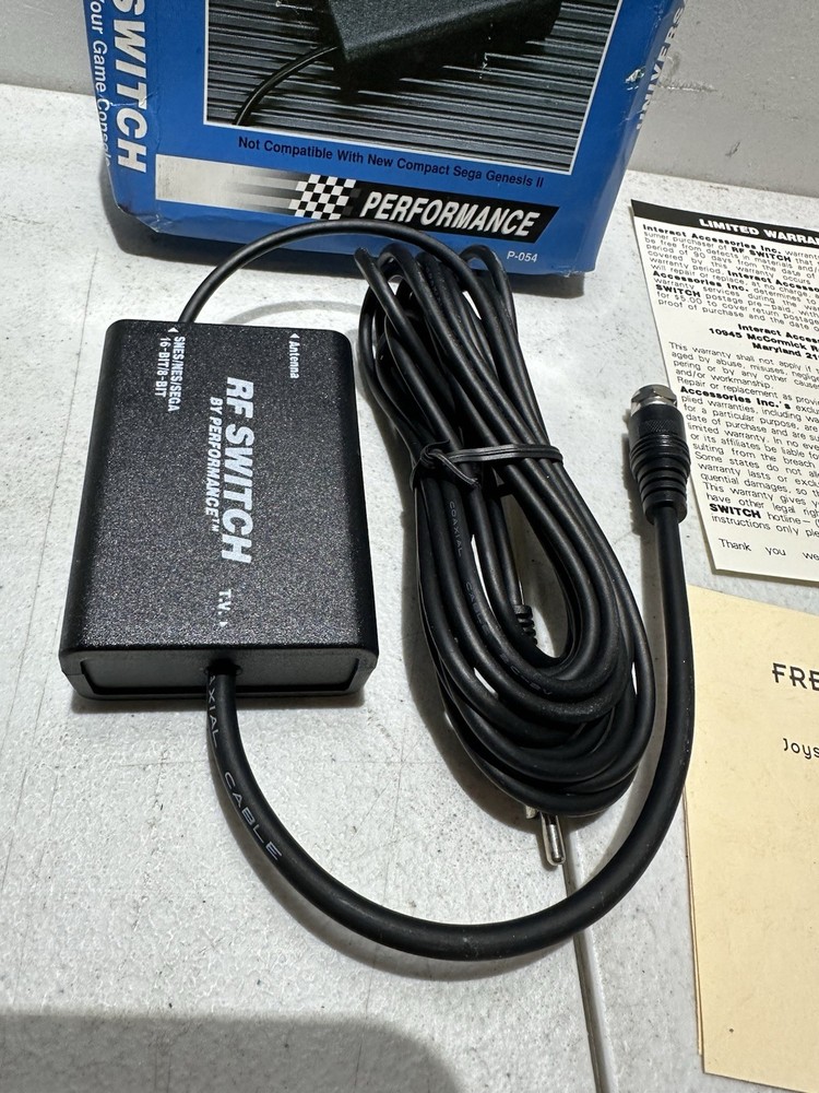 Performance Universal RF Switch Nintendo Super Nintendo Sega Genesis P-054