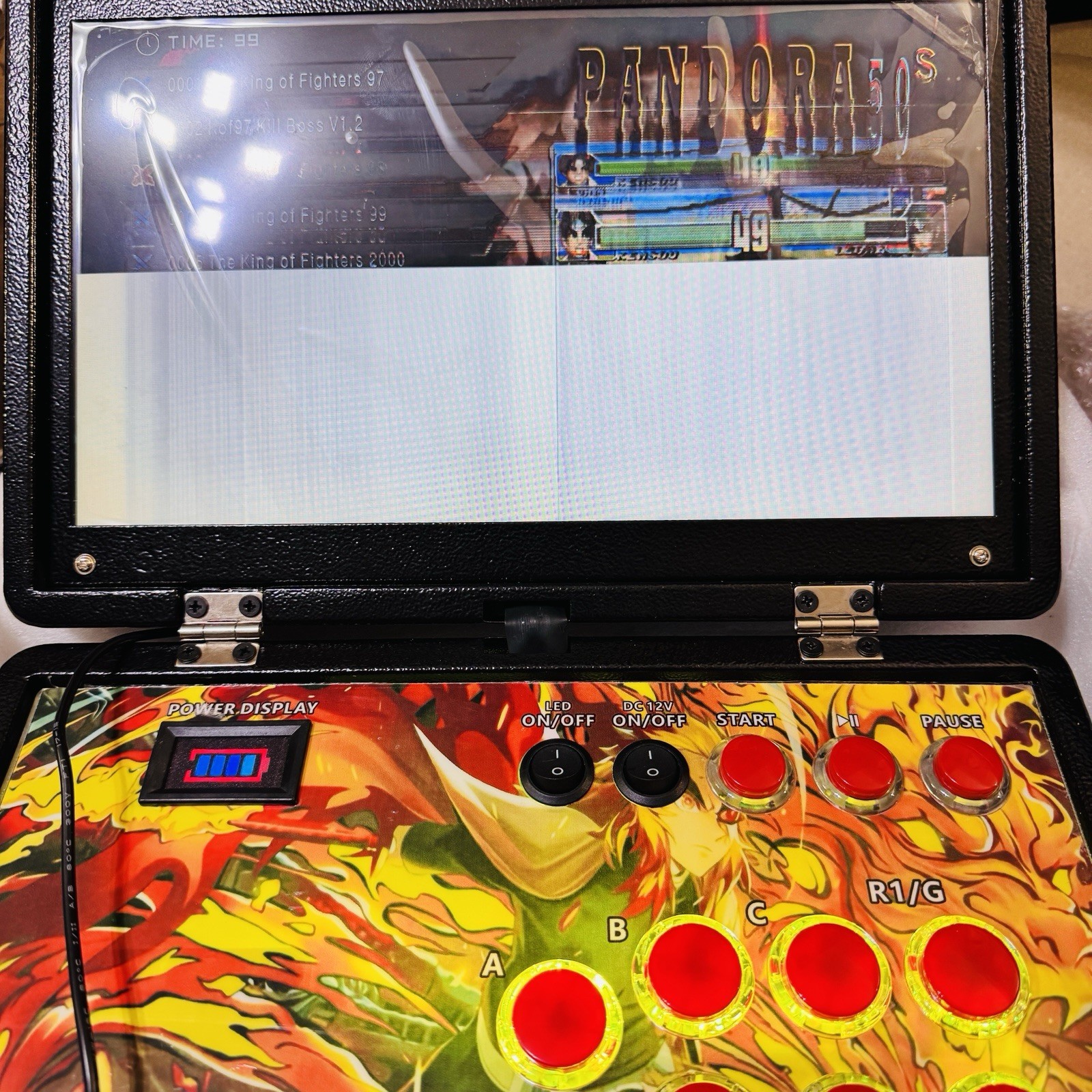 Pandora RRTV Arcade Console 13k Games HDMI VGA Portable Fight Stick Not Working