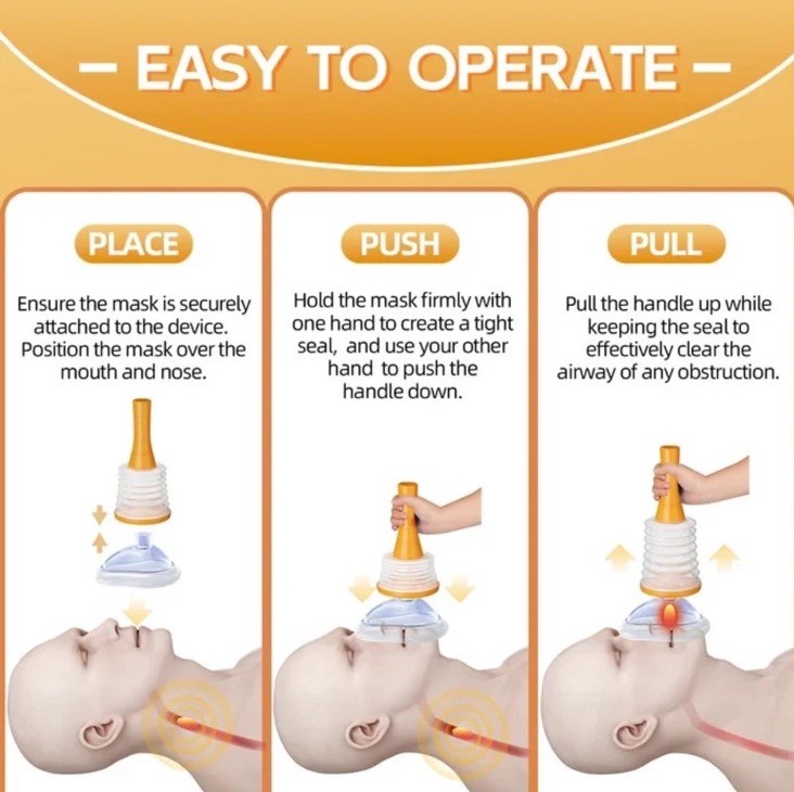 SENVOK First Aid Anti-Choke Rescue Device Home Kit Children & Adult Masks