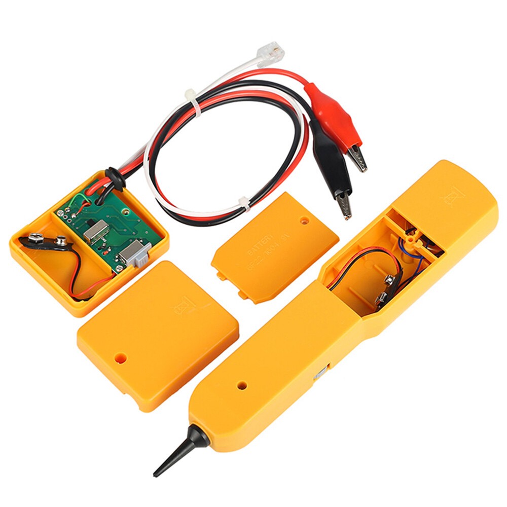 1 Set Network Phone Telephone Wire Cable Tester Tools Yellow New∧ ╏
