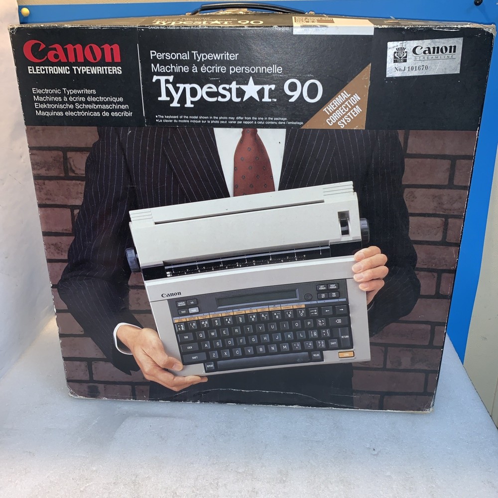 🔥 Nice - Canon Typestar 90 Electronic Typewriter Thermal Correction System