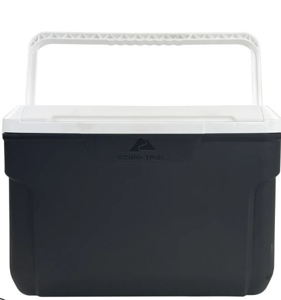 10 Quart Hard Side Cooler, 14-Can Capacity, Gray