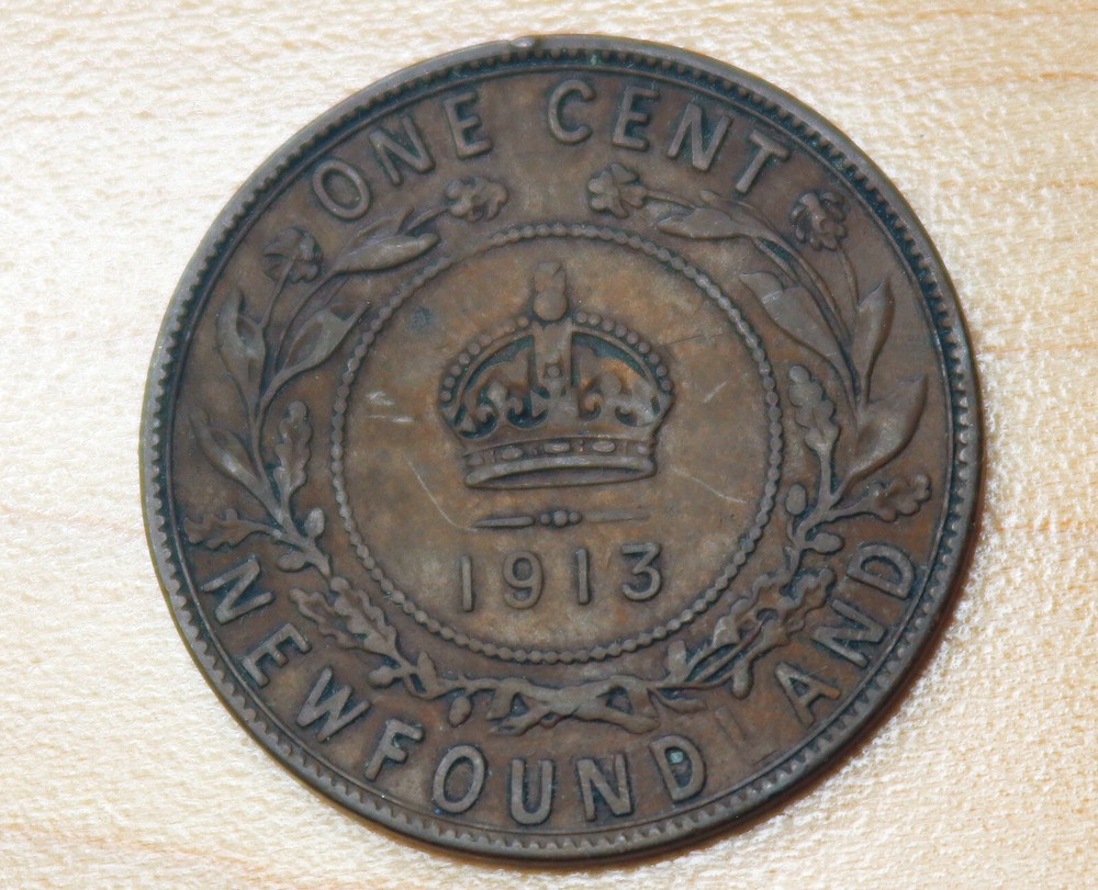 1913 Newfoundland 1 Cent