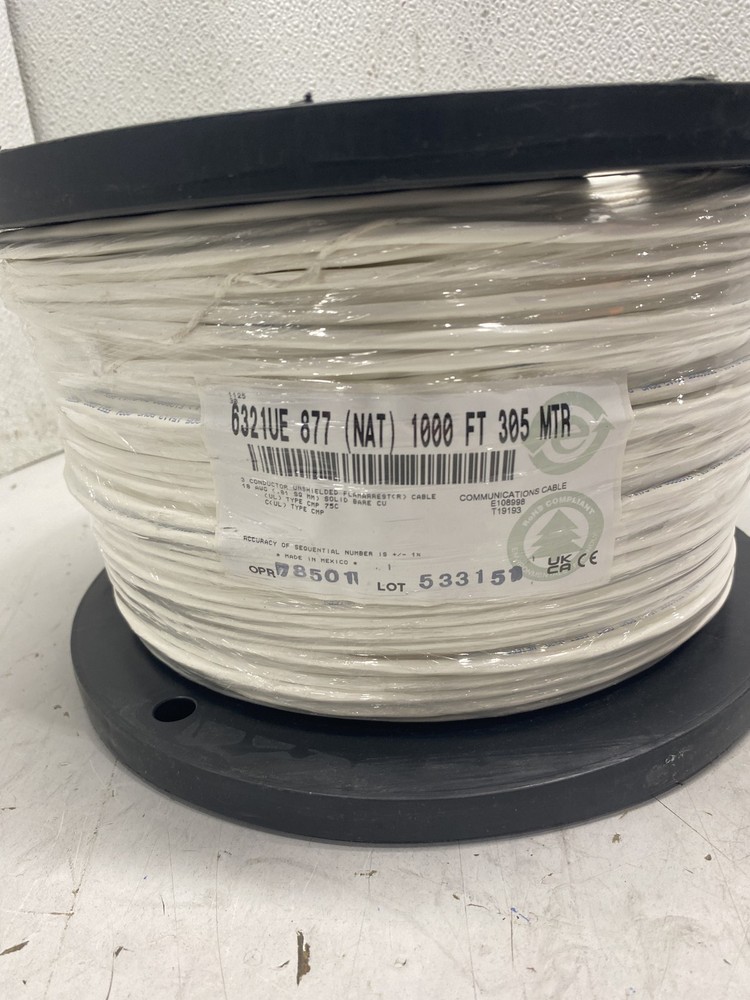 Belden 6321UE 1000' Cable 305 MTR