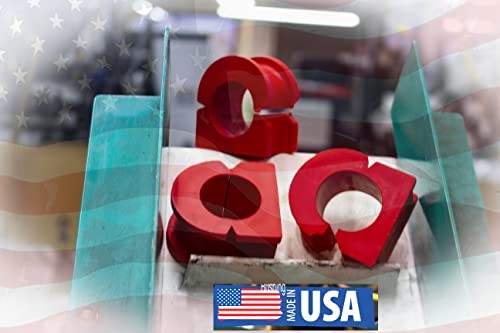 PAIR Front Sway Bar CODE RED EXTREME Bushing Kit FITS Escalade, Silverado,