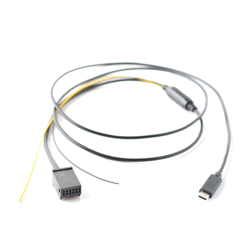 AUX Audio+Charging Cable for Cayenne CDR30 CDR31 TYPEC Quick Installation