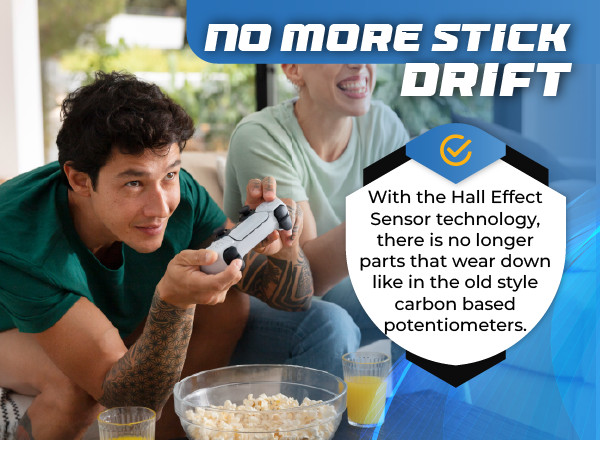 SOSS GAMING® Hall Effect Joysticks UPGRADE Kit for PS5 Dualsense Controllers (6)