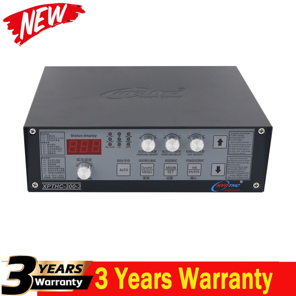 XPTHC-300-3 Arc Voltage Plasma Torch Height Controller Plasma THC for CNC Plasma